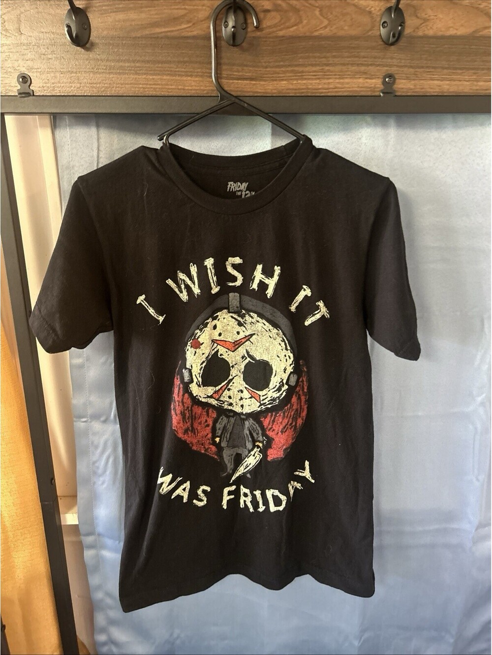 Friday the 13th 'I Wish It Was Friday' Unisex T-Shirt Size S